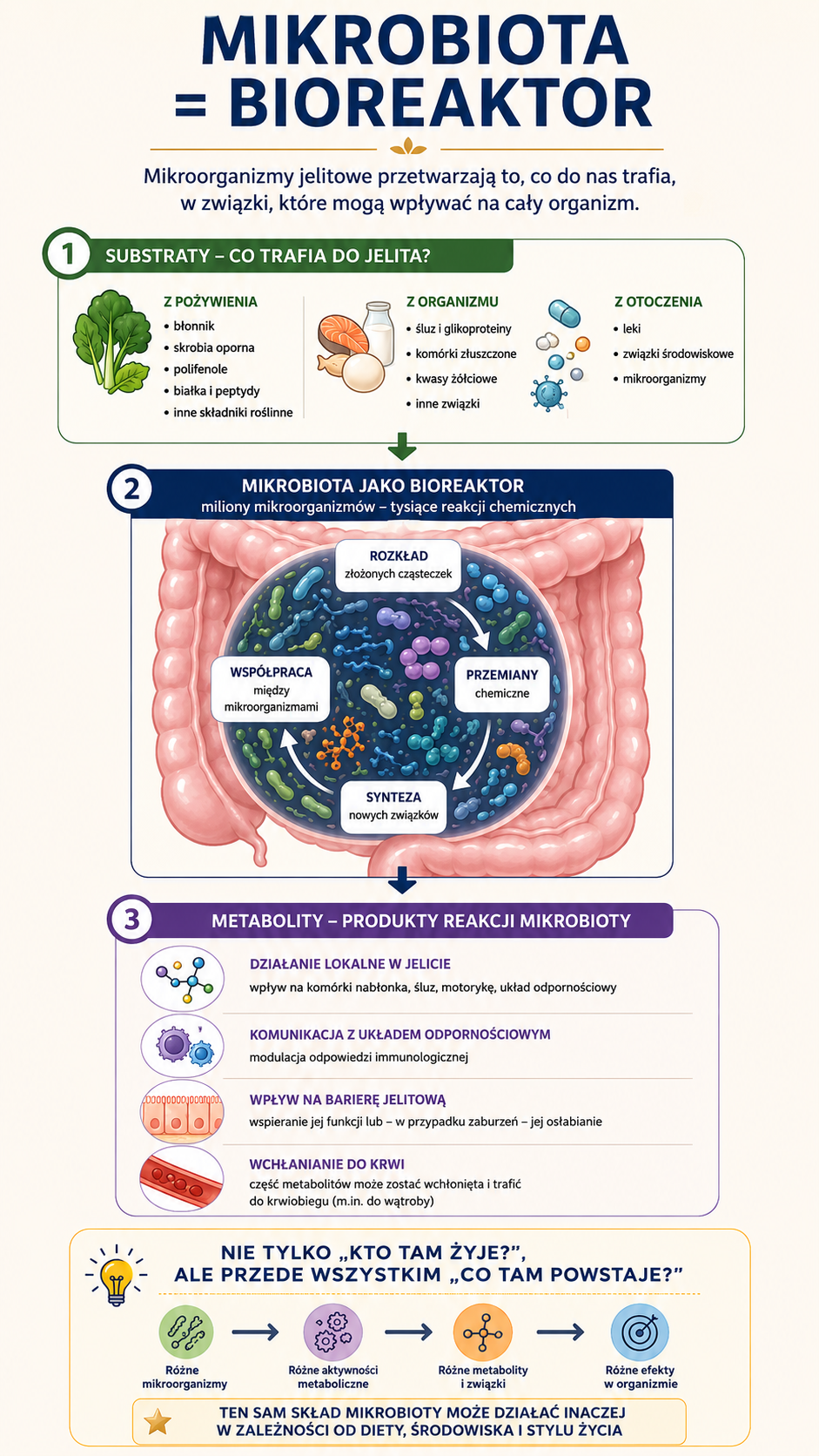 Mikrobiota – nie katalog bakterii, lecz system reakcji chemicznych