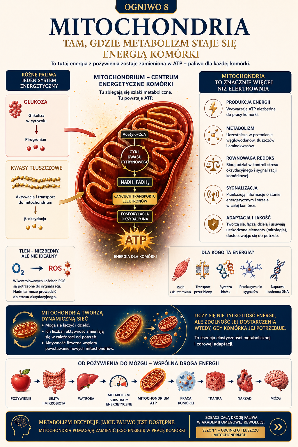 Mitochondrium – znacznie więcej niż elektrownia komórki