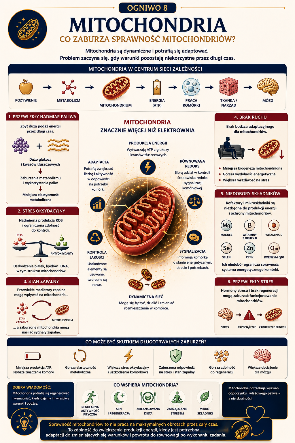 Co zaburza sprawność mitochondriów?